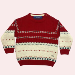 Pretty Baby Jacquard Sweater with Pajama