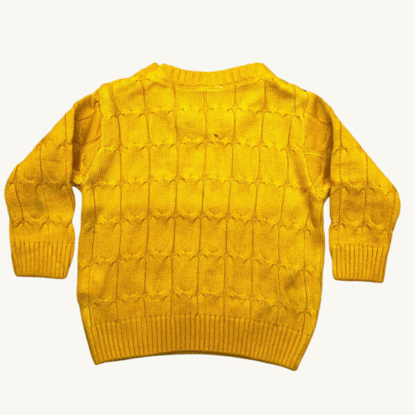 Apus Elegant Cable Knit Baby Sweater - Image 3