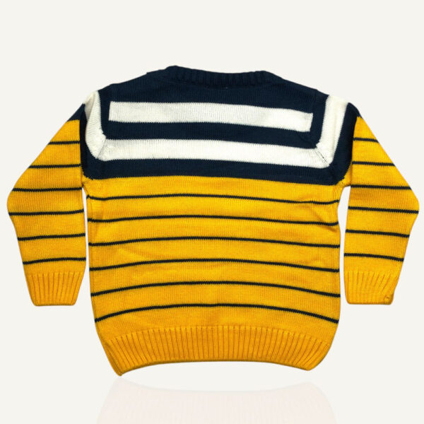 Apus cutie pie striped unisex winter wear sweater pullover - Image 2