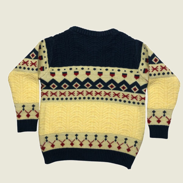 Apus Unisex Jacquard Winter Wear Sweater Pullover - Image 2