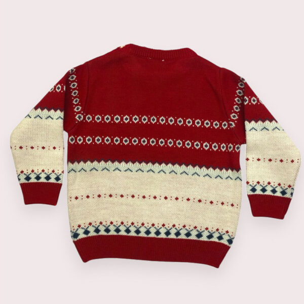 Pretty Baby Jacquard Sweater with Pajama - Image 4
