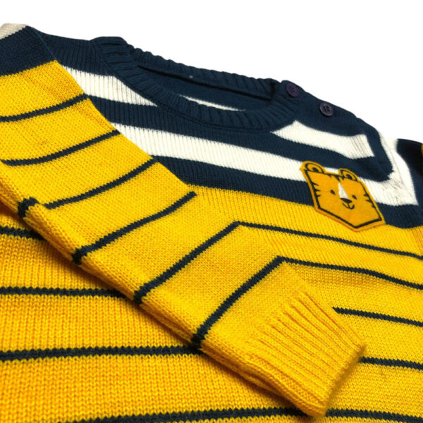 Apus cutie pie striped unisex winter wear sweater pullover - Image 3