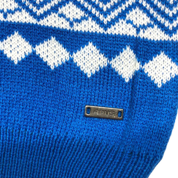 Elegant Jacquard Sweater with Pajama - Image 4