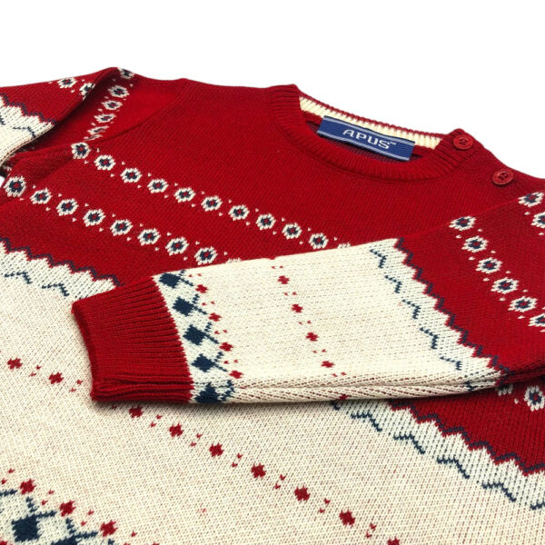 Pretty Baby Jacquard Sweater with Pajama - Image 2