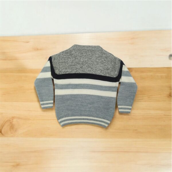 Trendy Striped Sweater - Image 2