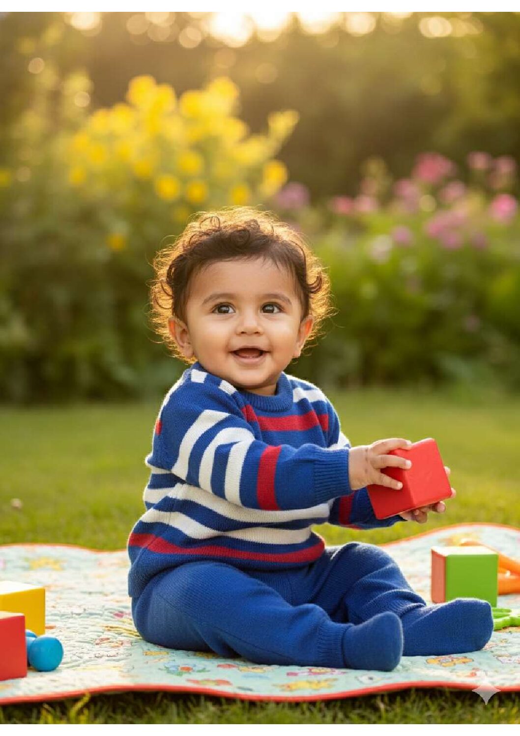 Cutie Pie Baby Sweater Pajama set