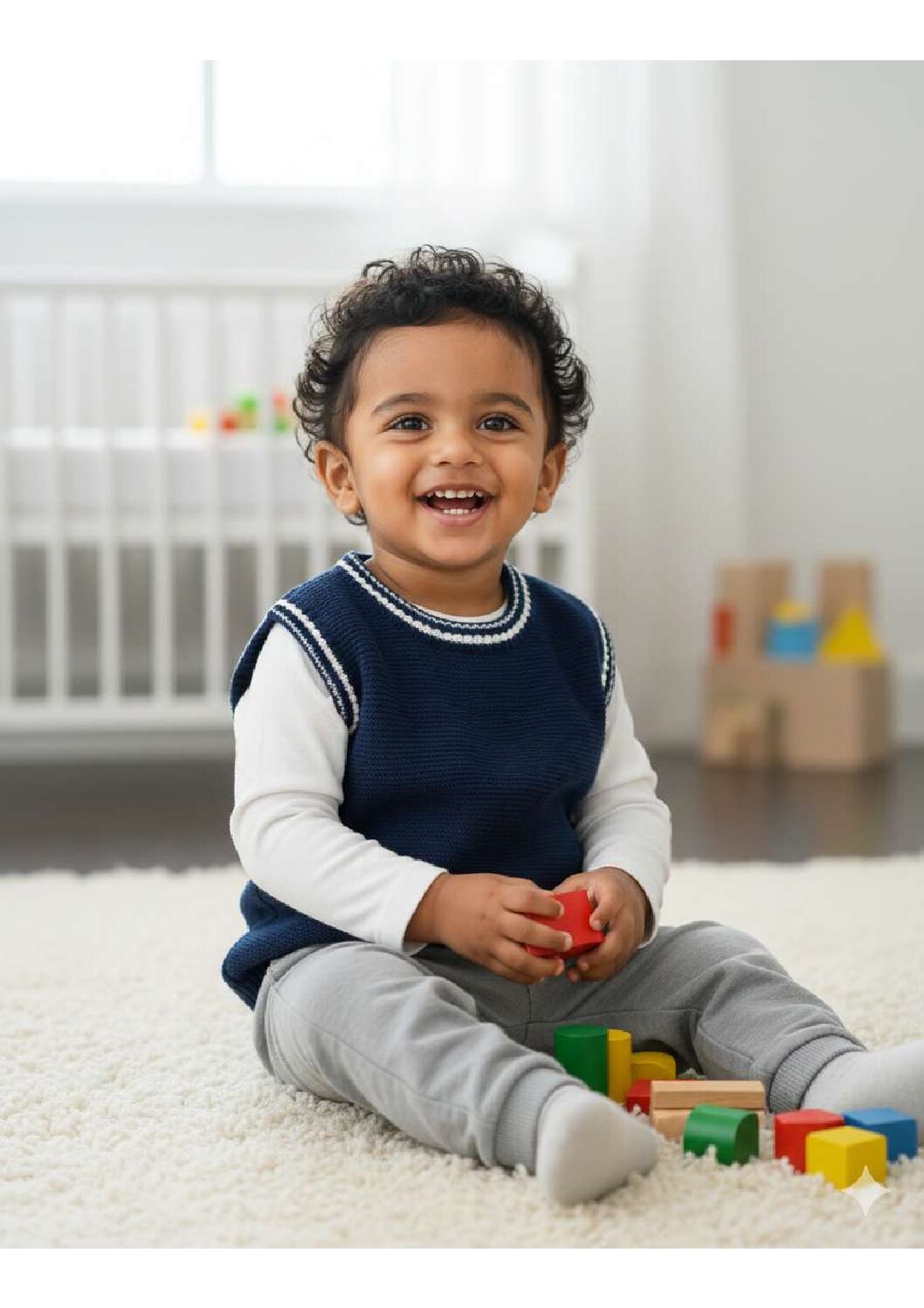 Baby cutie sleeveless sweater