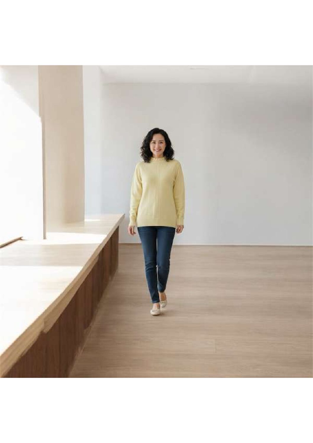 Women high neck sweater