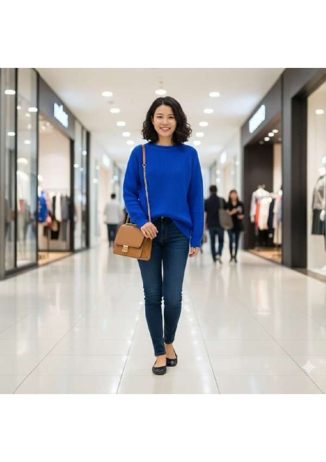Women stylish top sweater