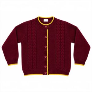 Girl front open button Cardigan